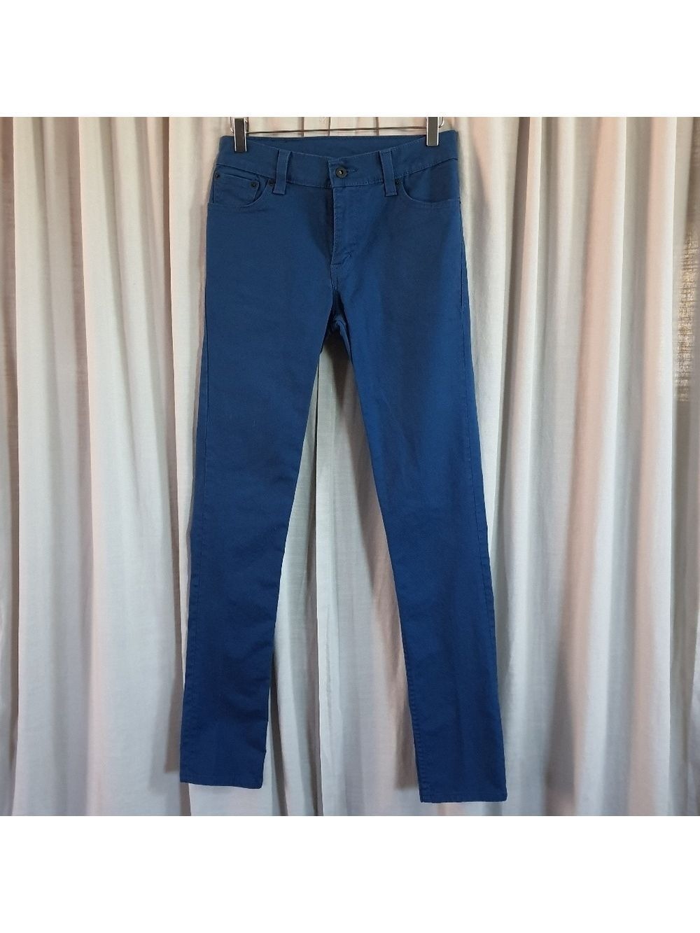 Levis 510 Jeans Mens 30x32 Blue Colored Slim Fit Denim Casual